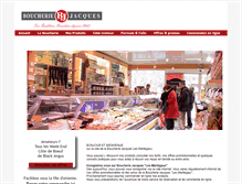 Tablet Screenshot of boucherie-jacques.com